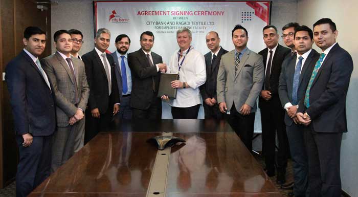 City Bank Signs Agreement with Ragadi Textile Ltd
