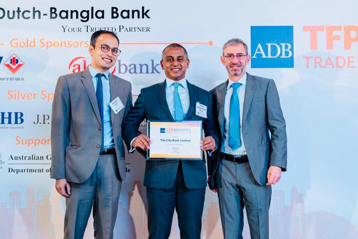 City Bank wins TFP Momentum Award from Asian Development Bank (ADB)